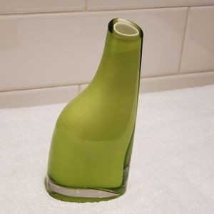 OKKSO Vintage Cased-Glass Bud Vase